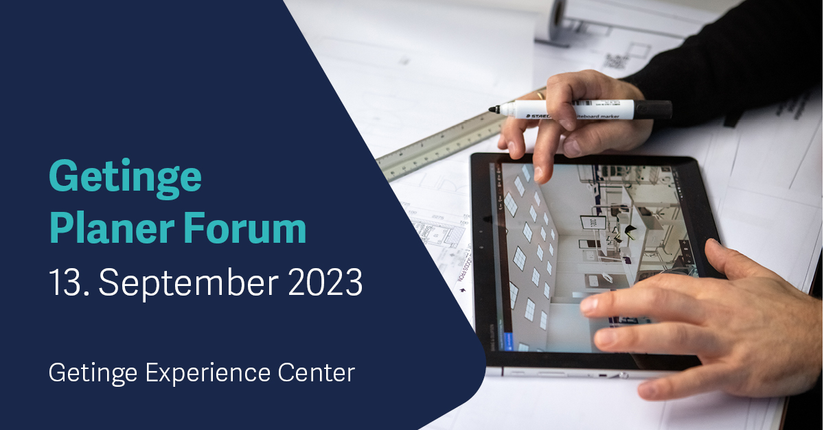 Getinge DACH Planer Forum 2023 am 13. September 2023 in Frankfurt, Main
